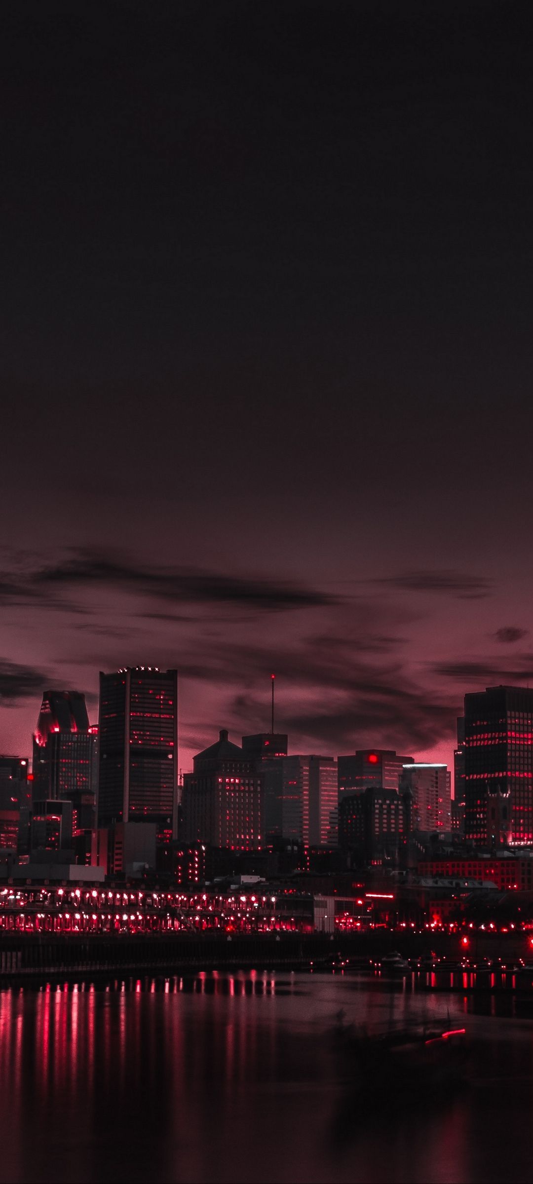 City Night Panorama Lights Wallpaper Scenery