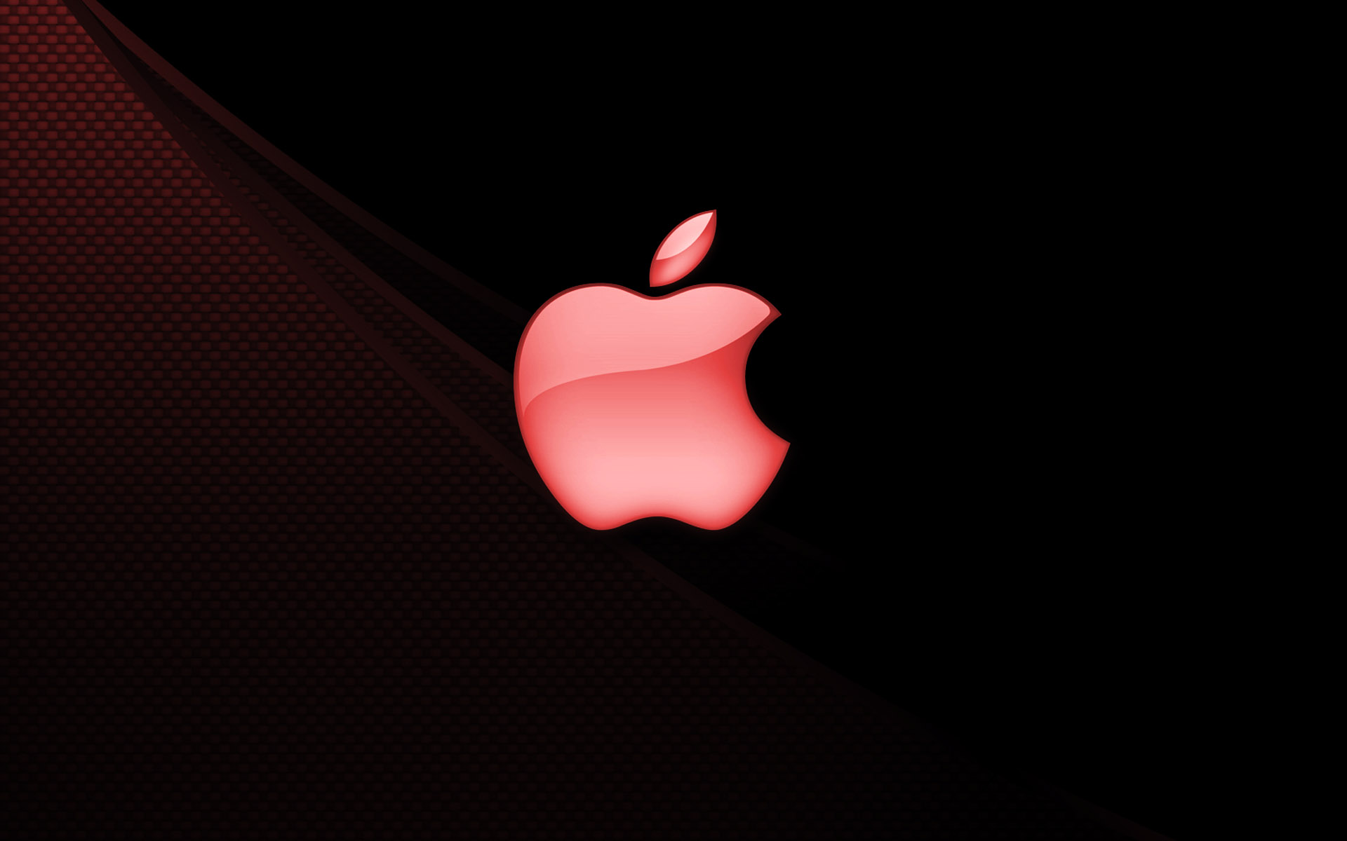 Apple Wallpaper Red And Black A Is