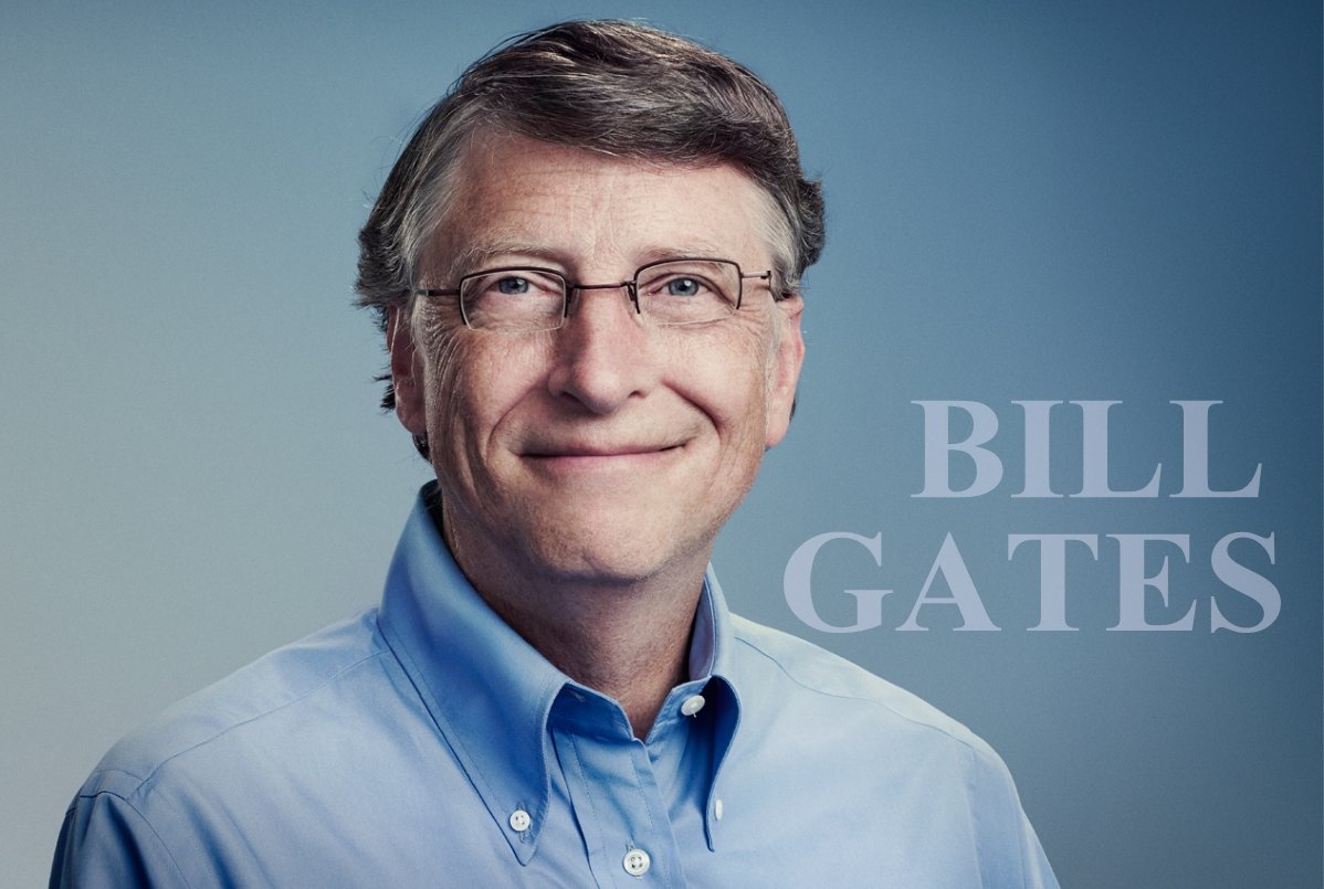 Download Bill Gates Red Art Wallpaper