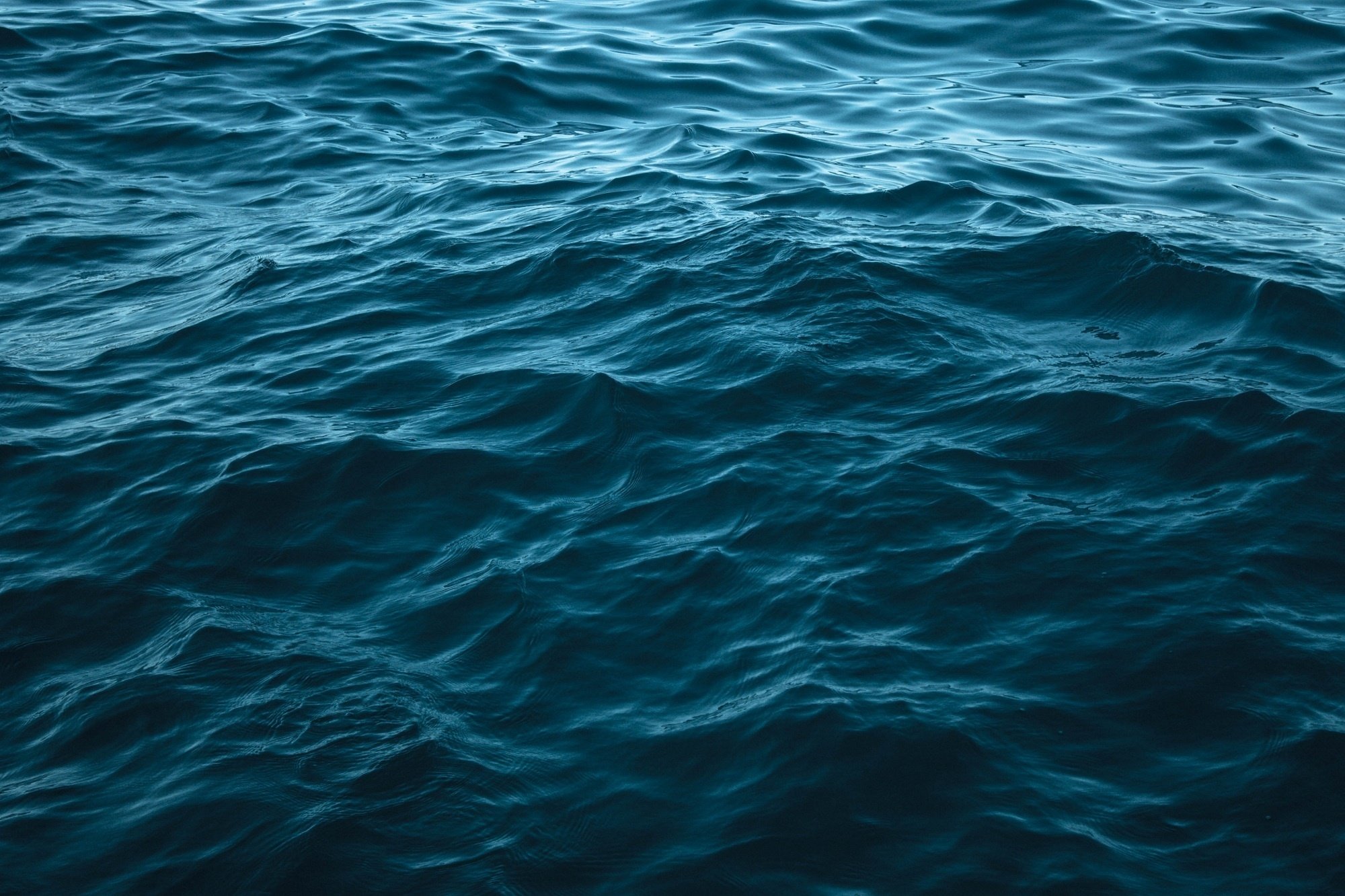 Sea water waves ripples depth ocean wallpaper 2000x1333