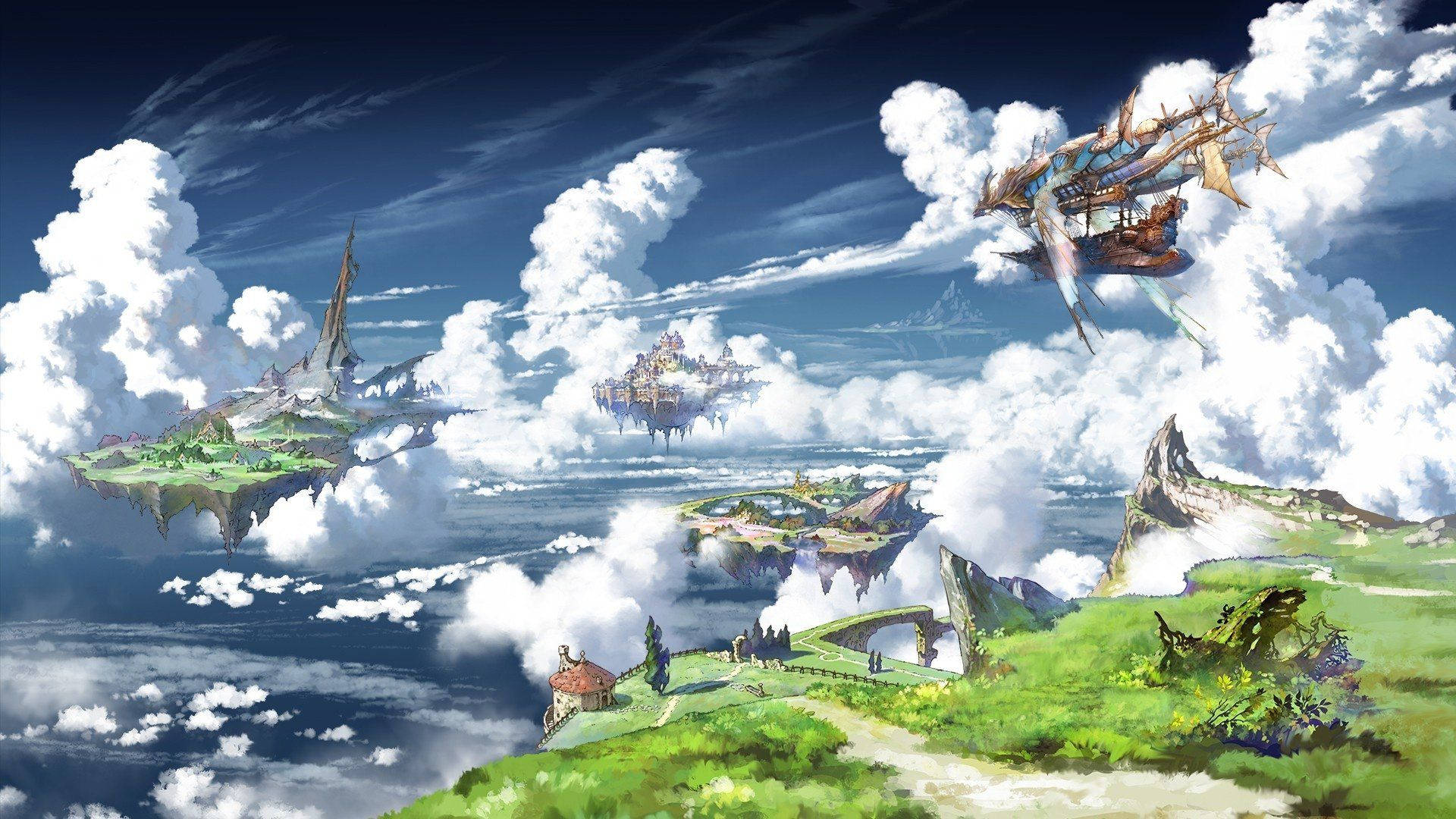 Floating Island Wallpaper