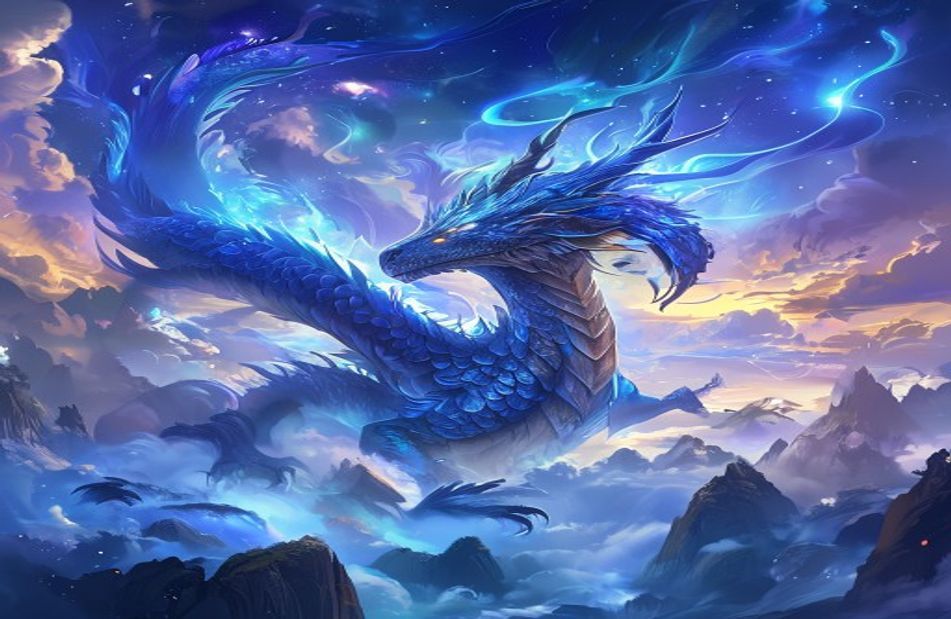 Blue Dragon Wallpaper Hd