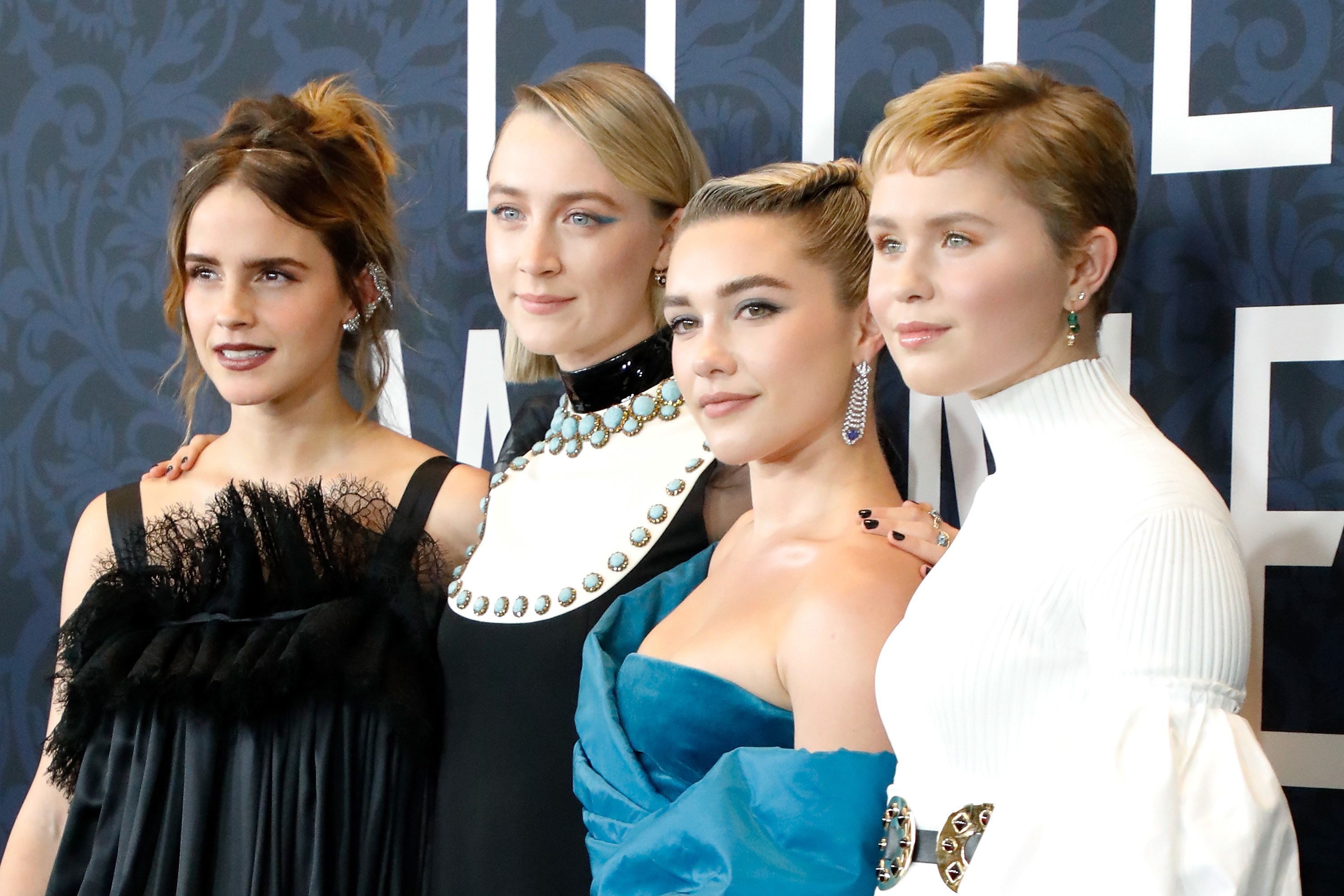 Emma Watson Saoirse Ronan And The Cast Of Little Women Attend