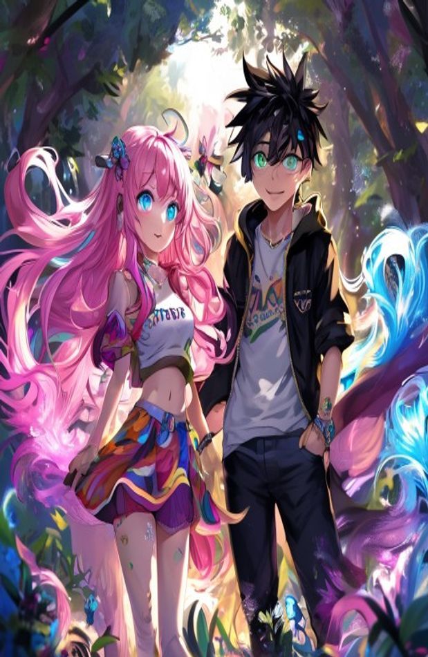 Anime Girl And Boy Wallpaper