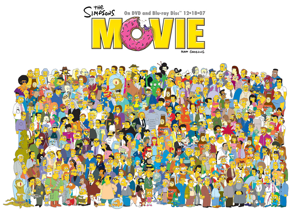Dan Dareorg   The Simpsons Movie Wallpaper 2 1024 x 768 1024x768