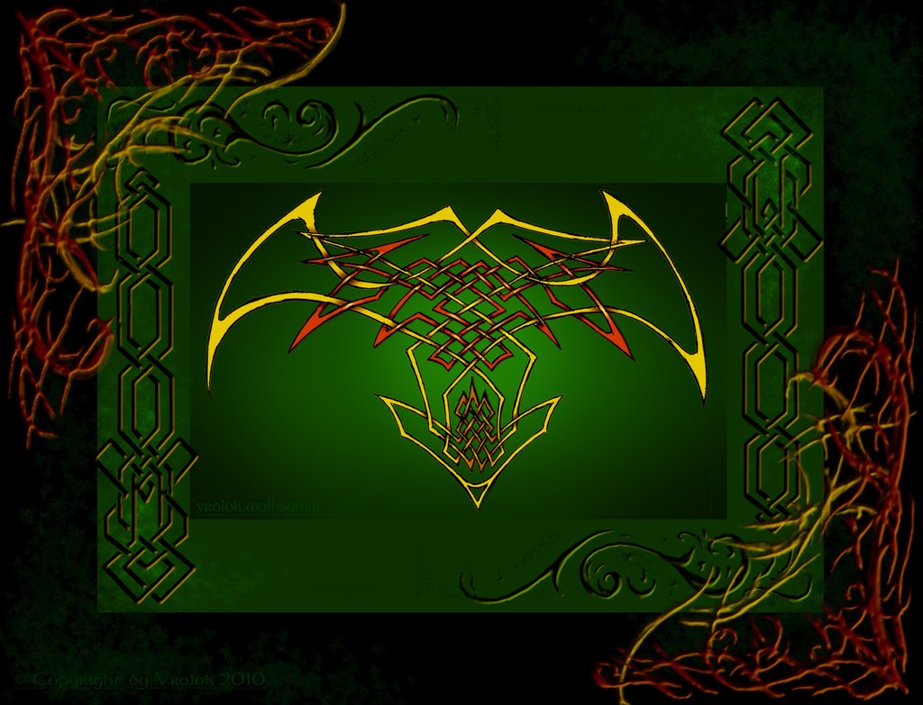 Green Celtic Knot Wallpaper By Vrolok87
