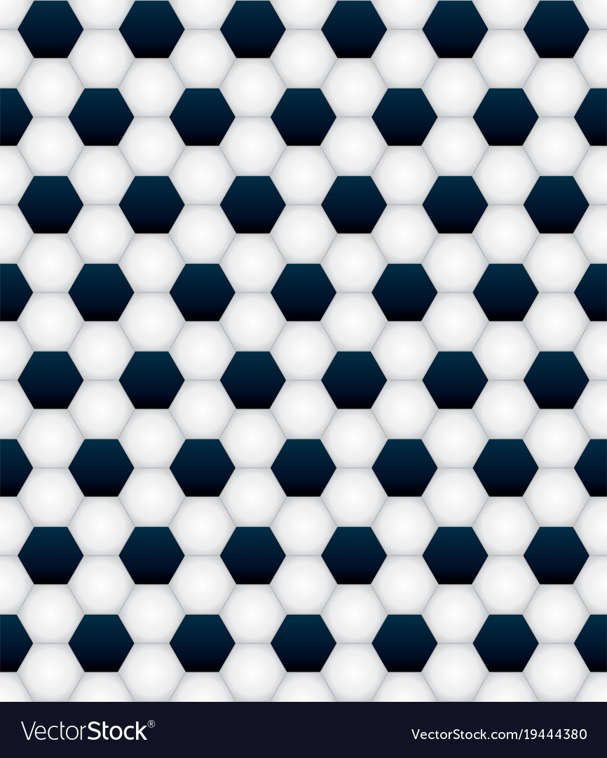 Tiled Soccer Ball Pattern Background Royalty Vector