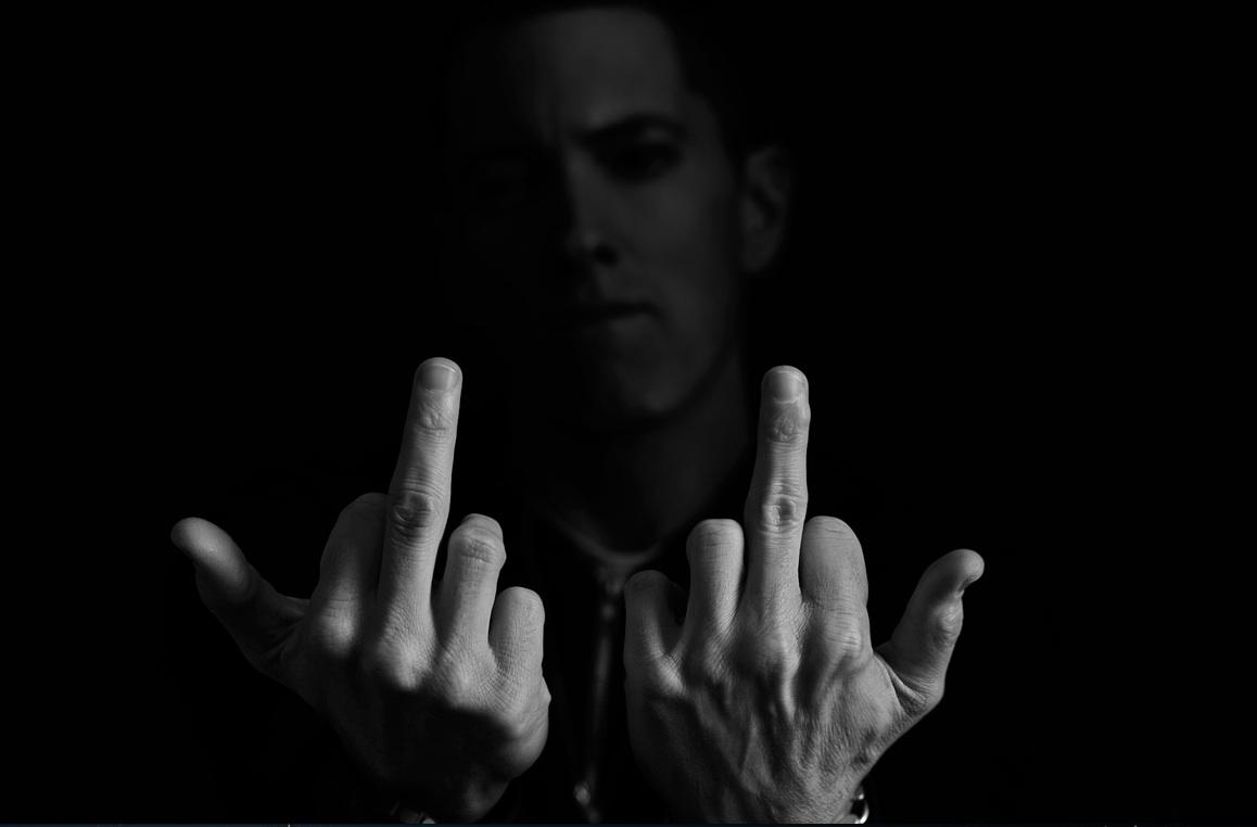 The Model For My Middle Finger Earring Struts His Stuff Wendy