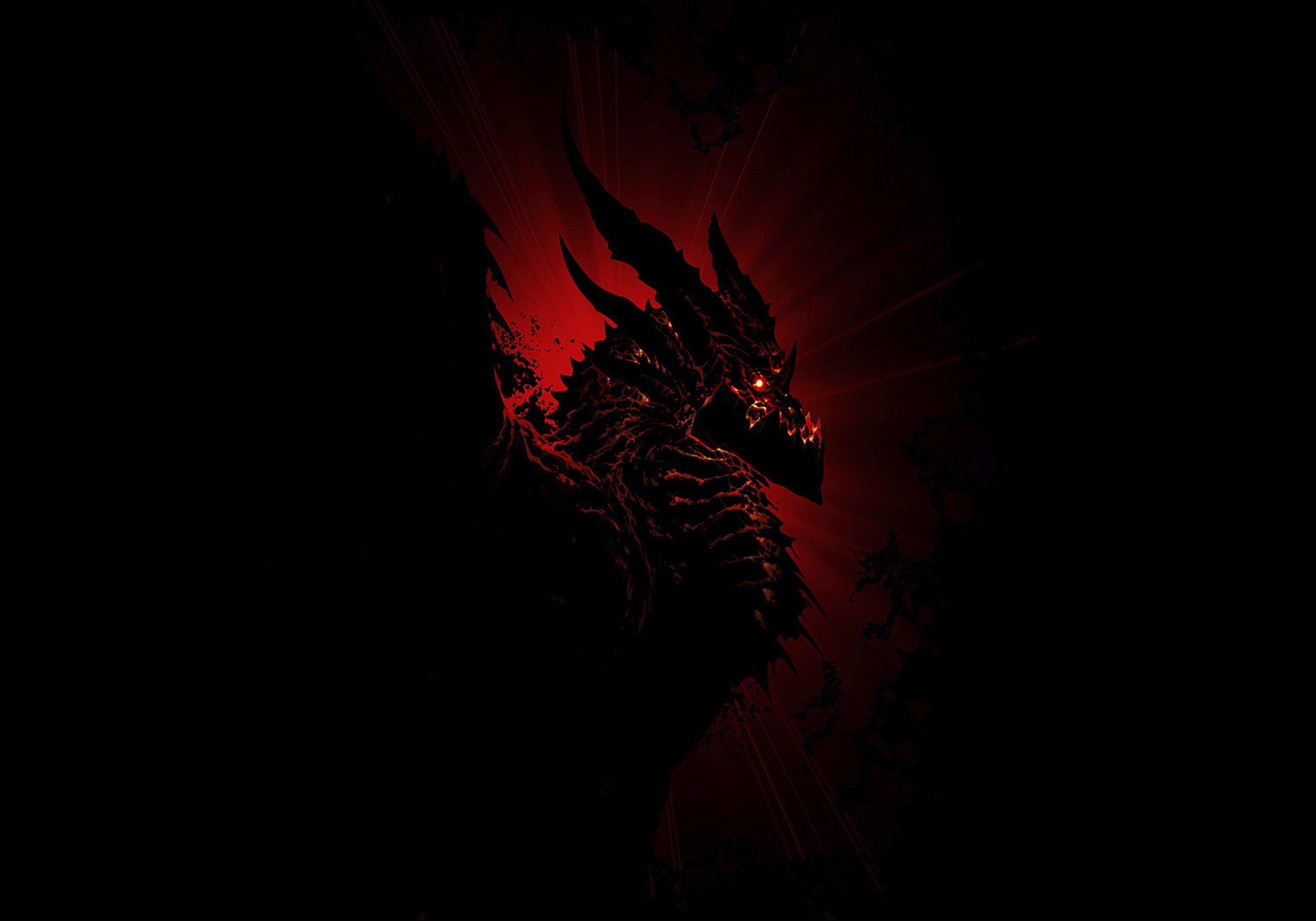 Shadow Dragon Wallpaper Image