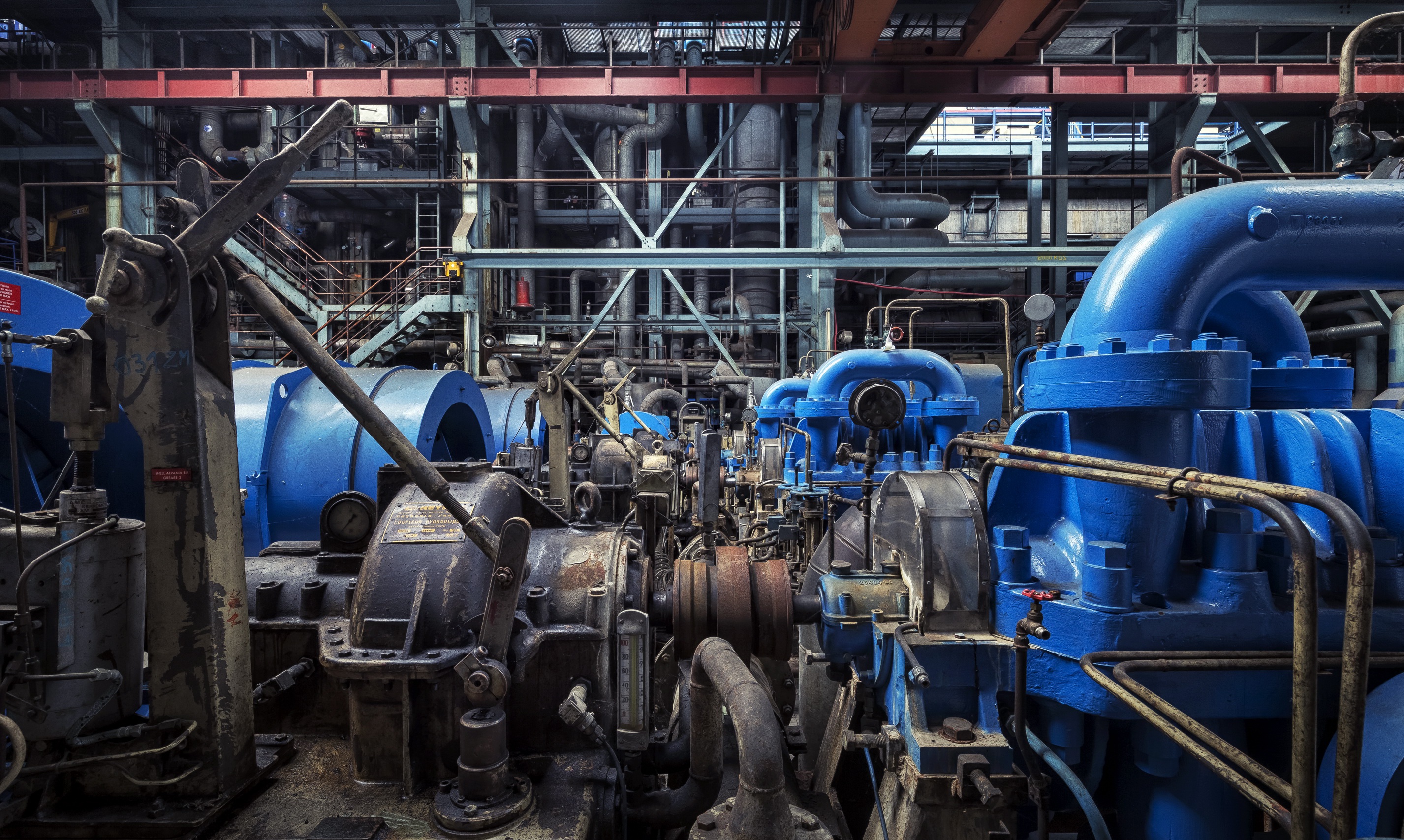 Industrial Machine Man Made Factory HD Wallpaper