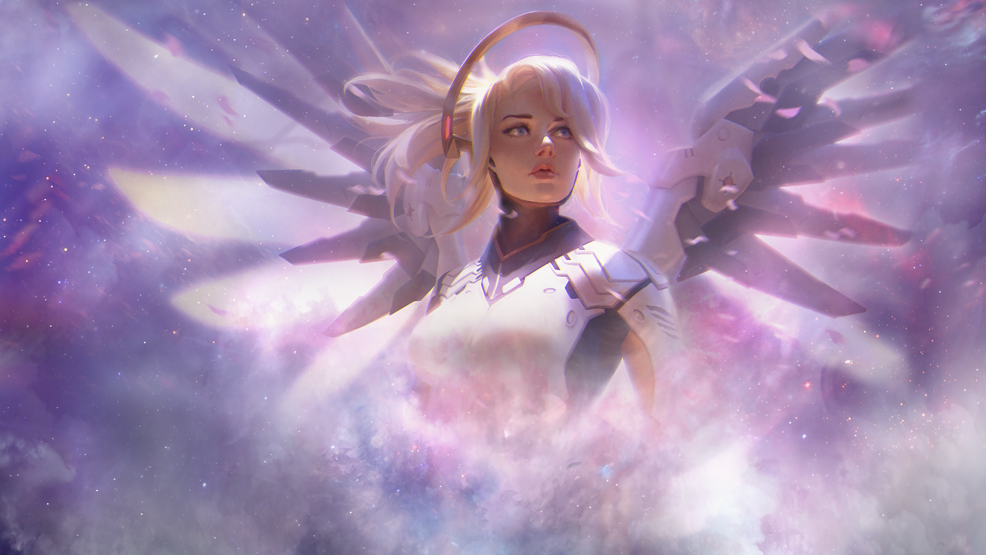 Overwatch Wallpaper Mercy Fan Art