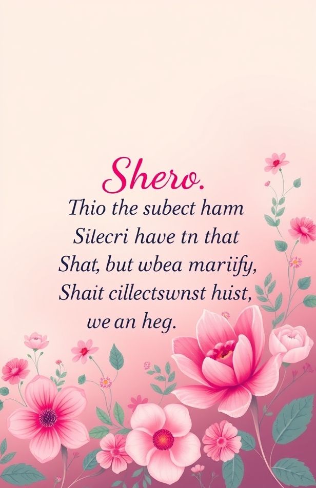 Shero Shayari Wallpaper