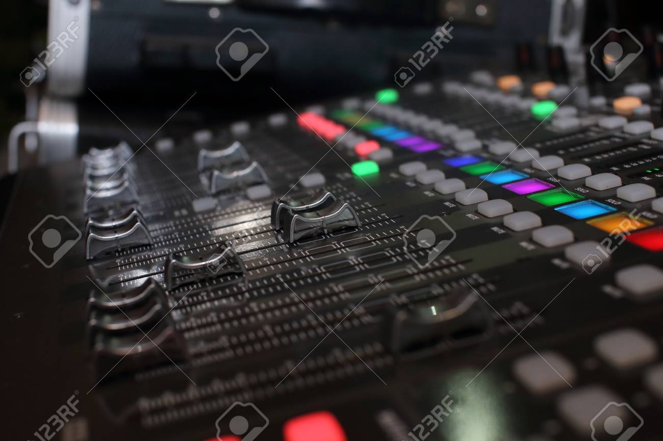 Background Of Audio Mixer Stock Photo Picture And Royalty