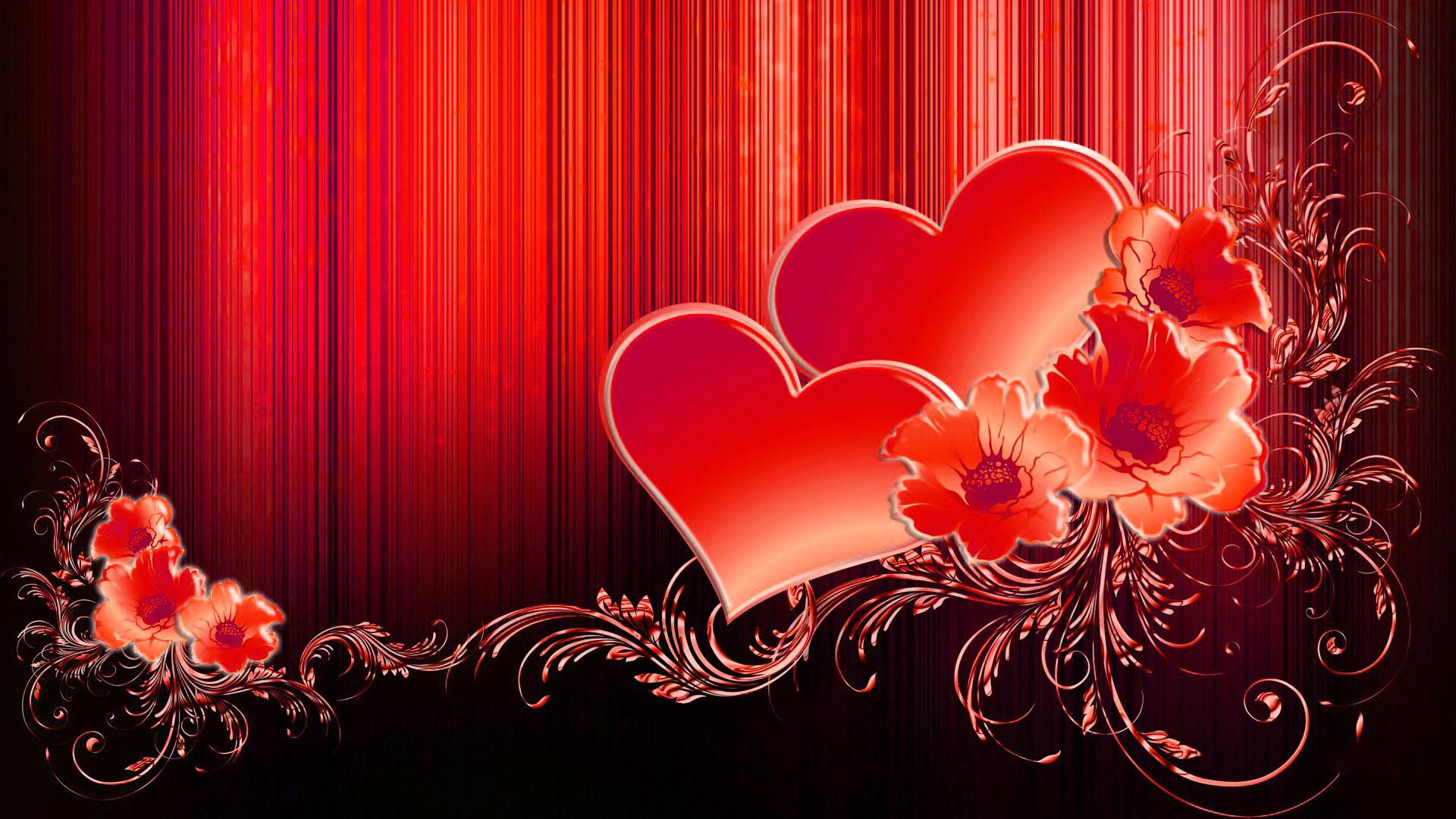 Valentine Hearts wallpaper love Wallpaper Better