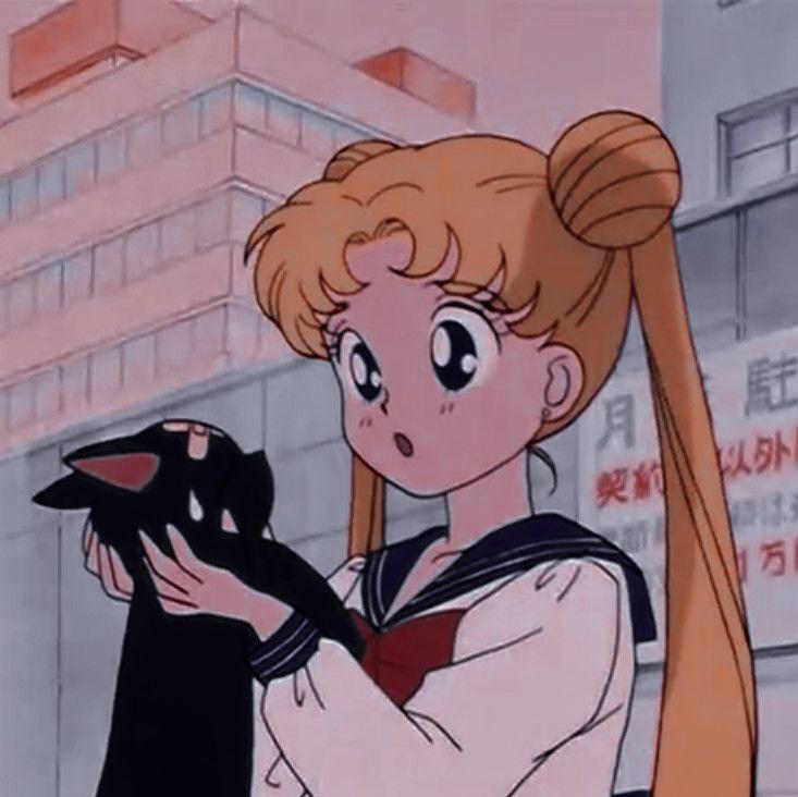Usagi Tsukino Luna Sailor Moon Aesthetic