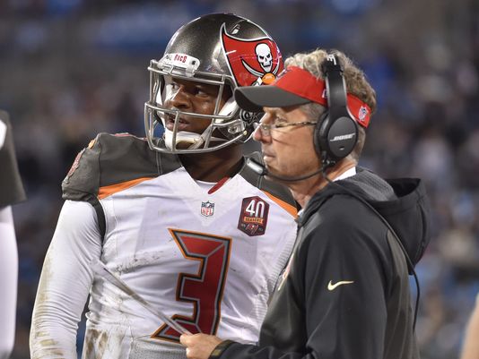 Tampa Bay Buccaneers Quarterback Jameis Winston With Offensive