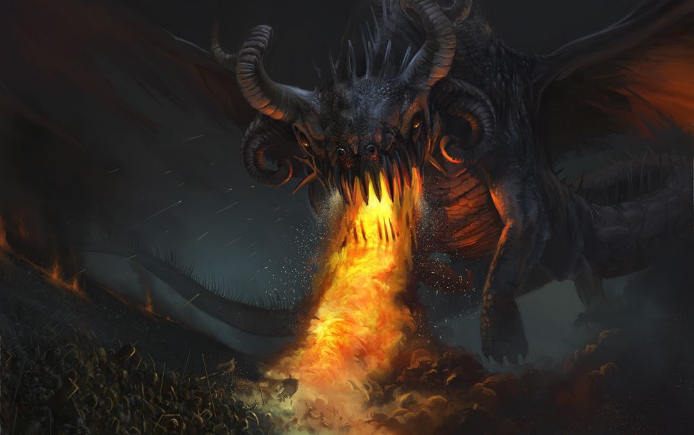 Balerion Dragon Monster Beast Fantasyart Gaming Games Image