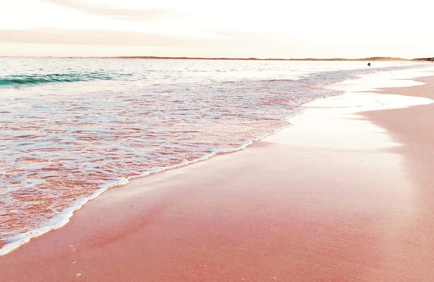 Pink Beach Aesthetic Ryqgf27bb6mt326f Wallpaper
