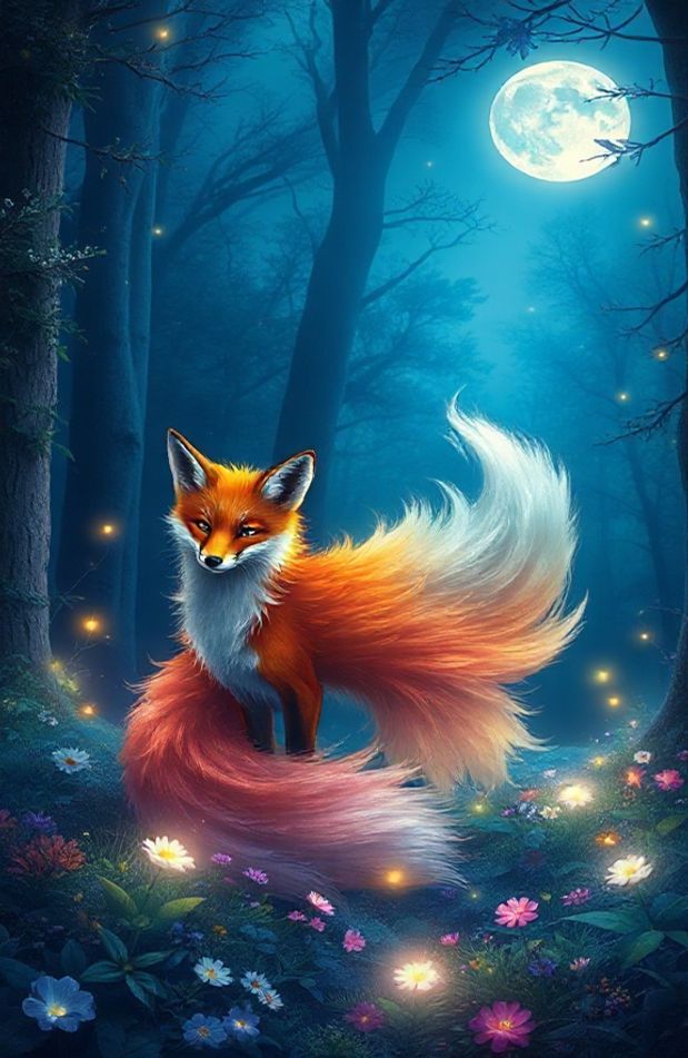 Nine Tailed Fox Wallpaper