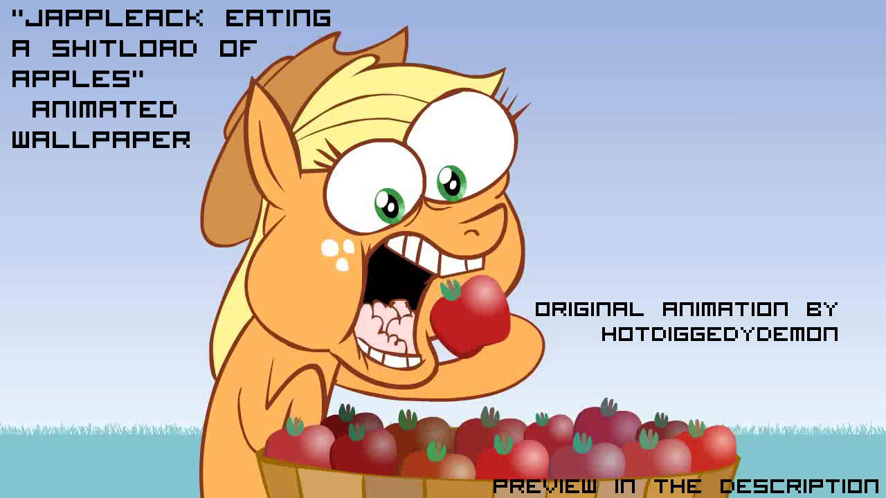 Eating Apples Animated Wallpaper By Rocan64 Customization