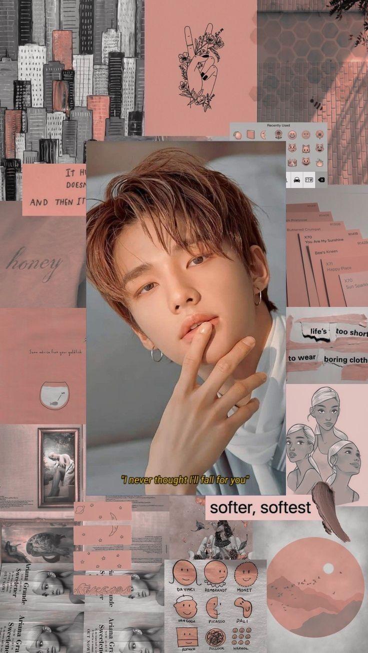 Straykids Hyunjin Aesthetic Dont Touch My Phone Wallpaper Kpop