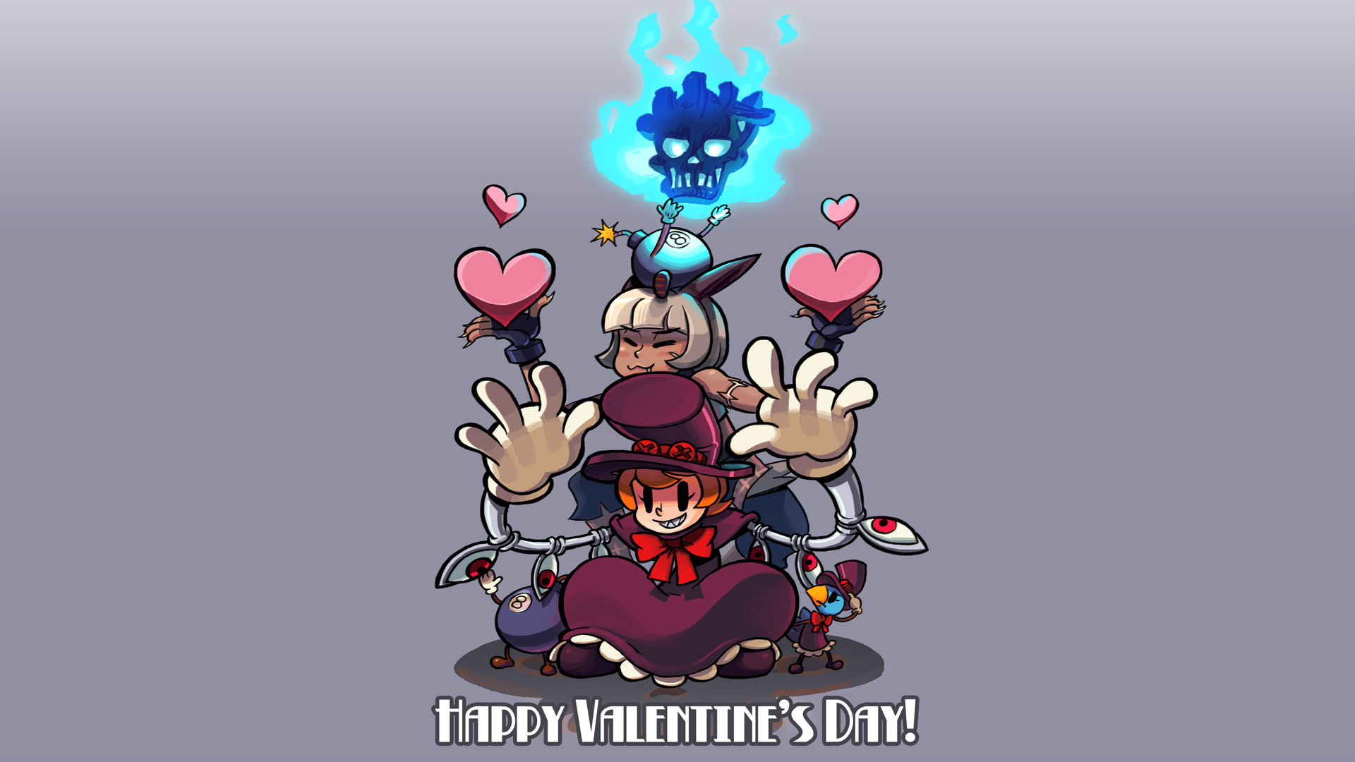 Happy Valentine S Day Wallpaper Skullgirls