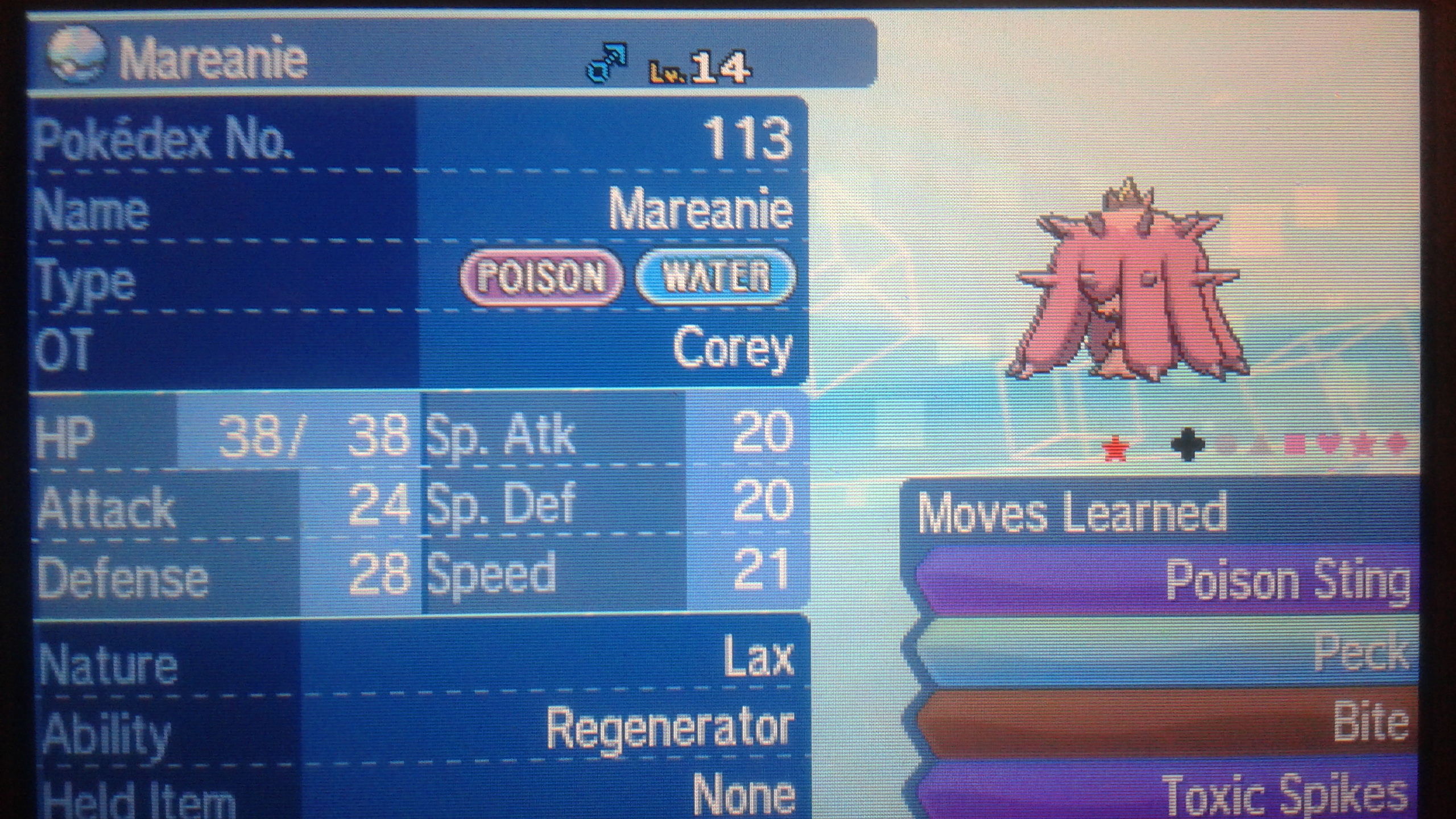 Found This Guy Trying To Find A 4iv Mareanie For Masuda Breeding