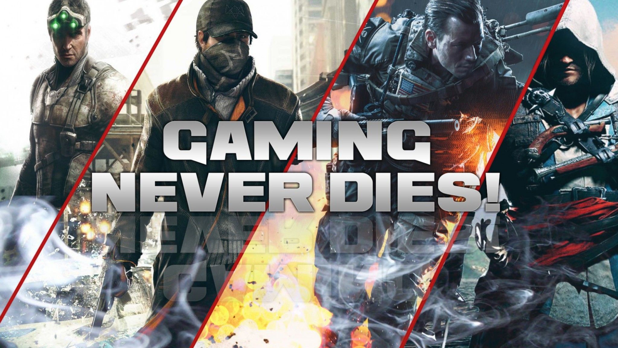 Wallpaper Gaming Never Die Characters Art