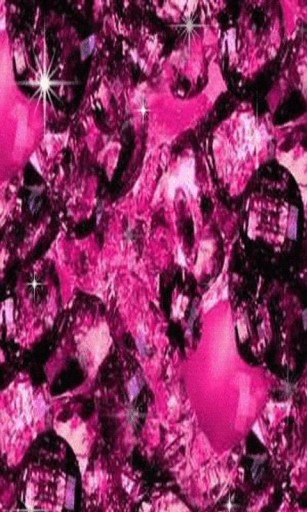 Bigger Hot Pink Diamond Bling Live For Android Screenshot