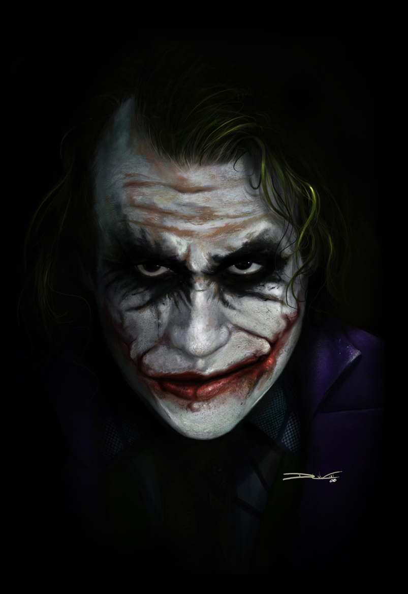 The Joker By Danluvisiart