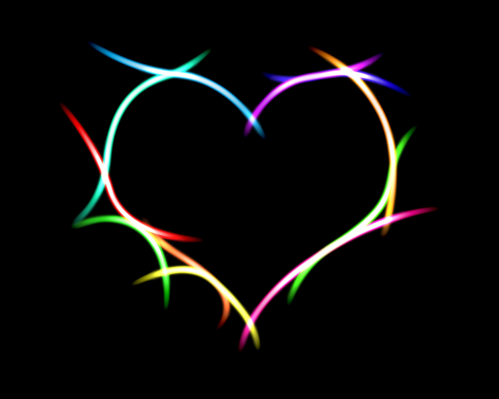 Heart Black Background Love Was Posted In