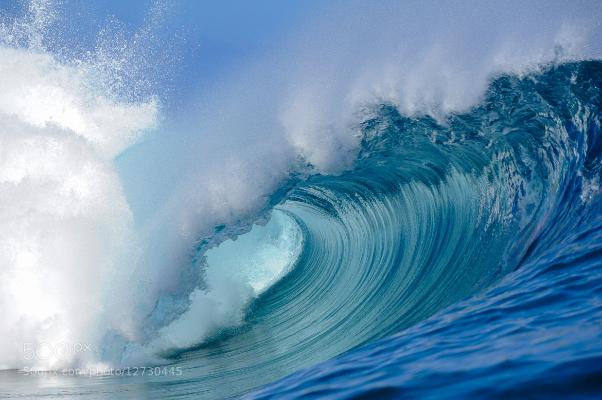 Photograph The Perfect Wave Teahupoo Tahitian Island By Brest
