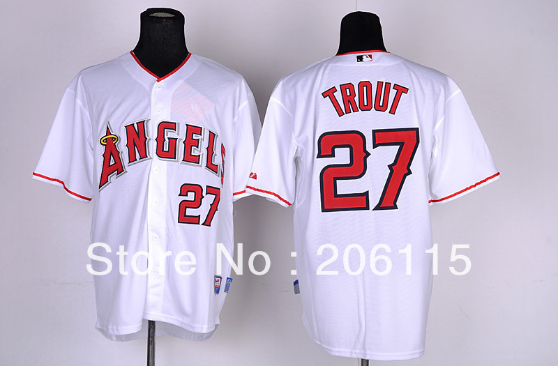 Mike Trout Baseball Jersey Image