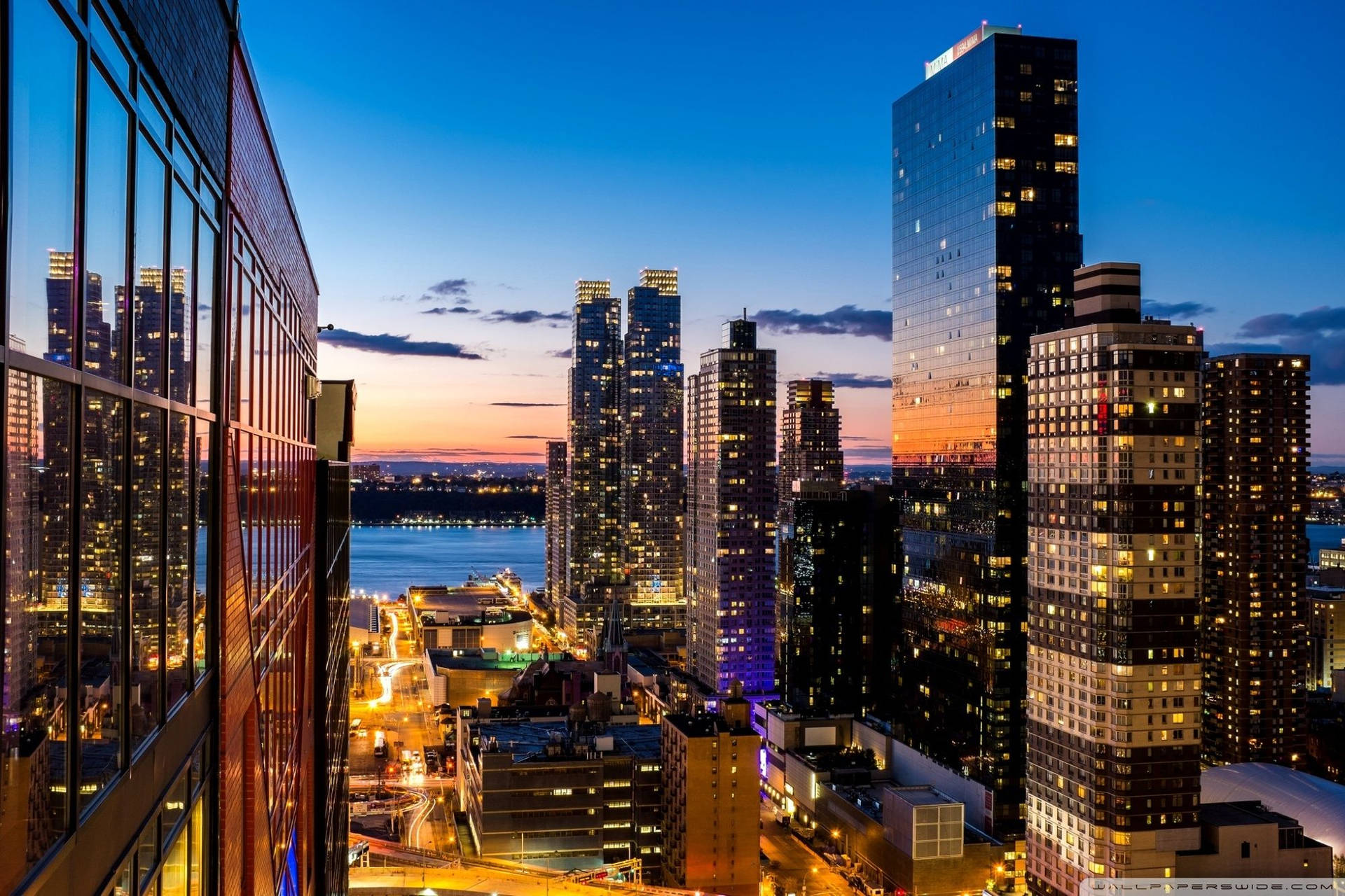 New York HD Downtown Manhattan Wallpaper