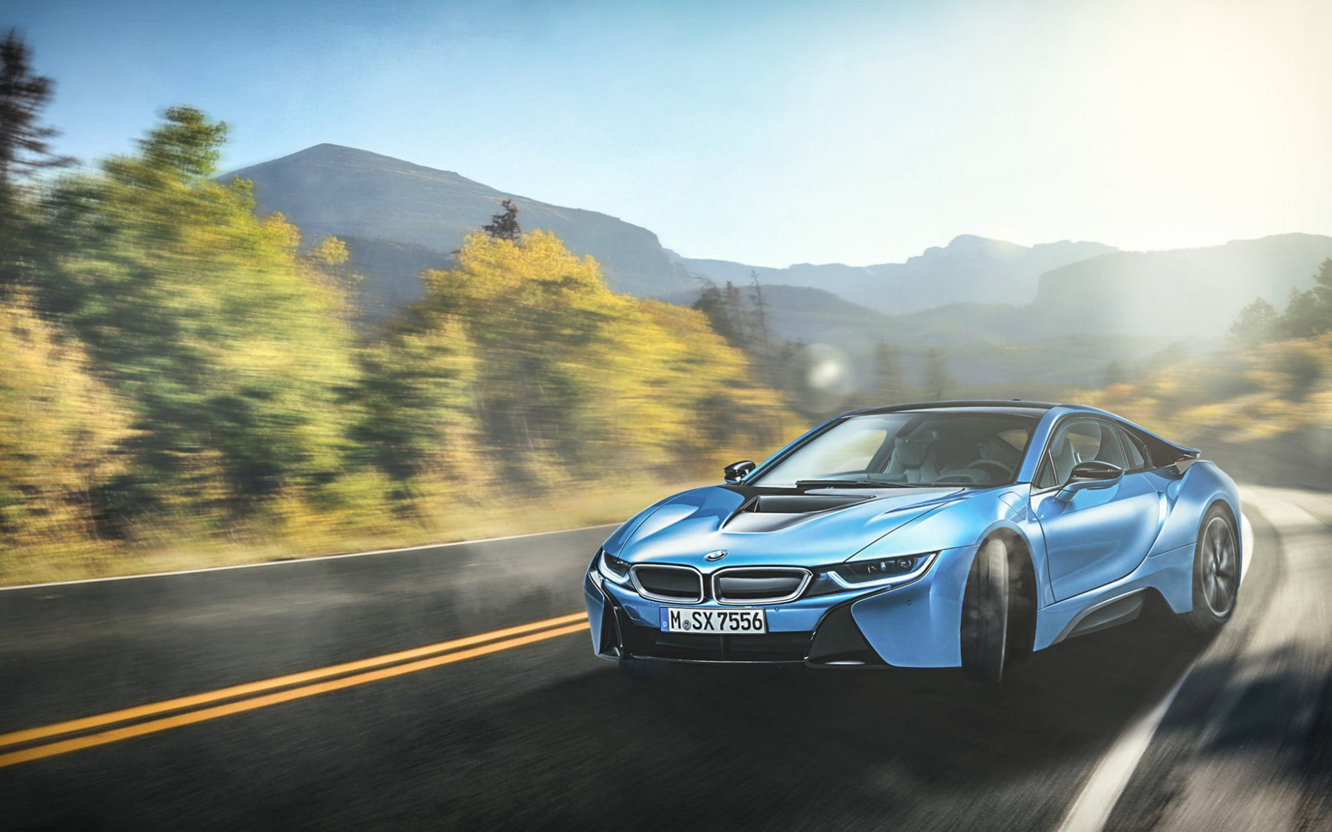 BMW i8 Blue Wallpapers HD Wallpapers