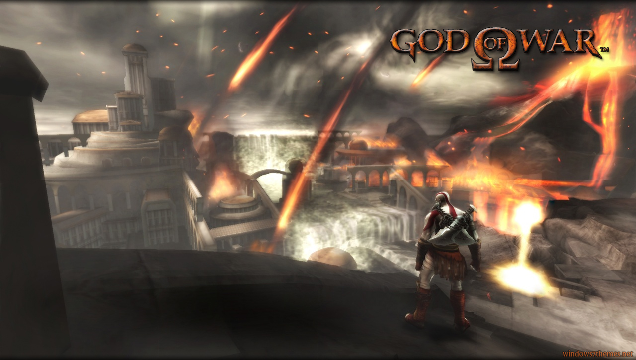 God of War 4 Ghost of Sparta Wallpaper Theme 1280x725