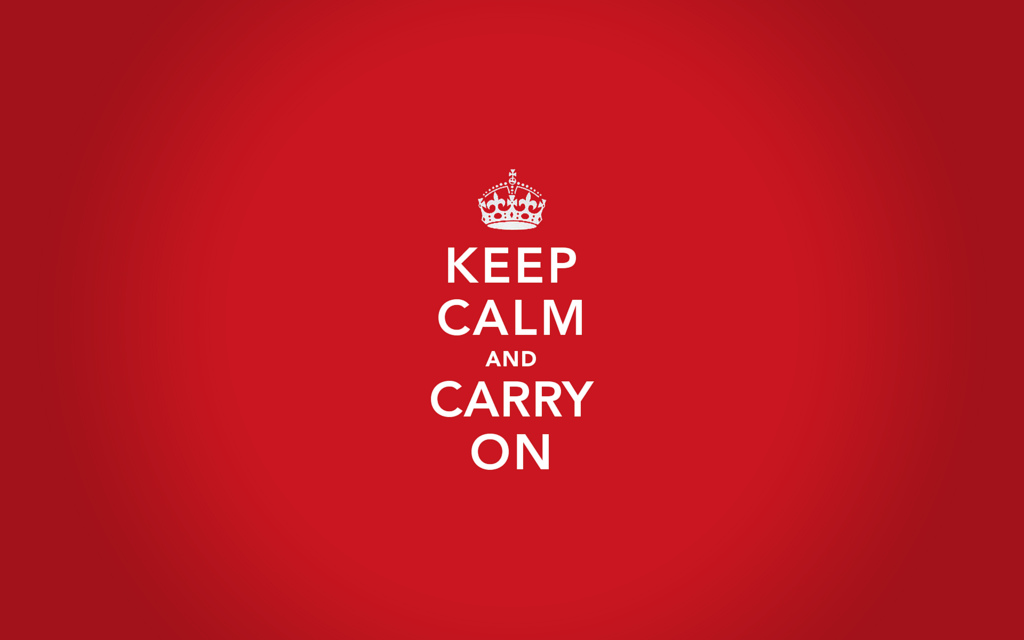 Wallpapers Photo Art Keep Calm and Carry On Wallpaper 1024x640
