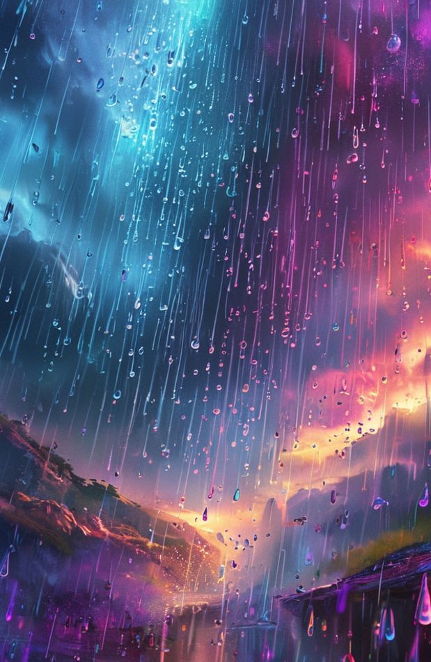 3d Rain Wallpaper