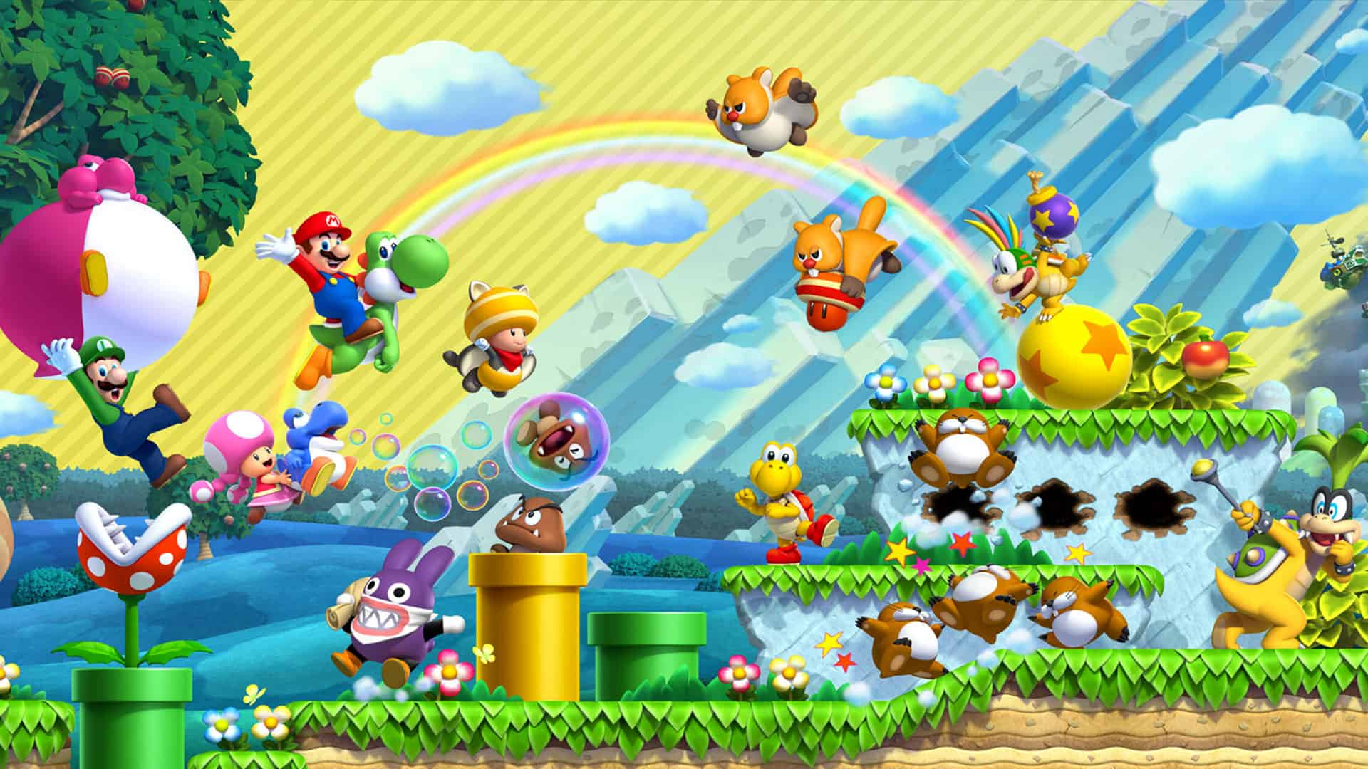  Download New Super Mario Bros U Deluxe Gives Toadette A Wallpaper By
