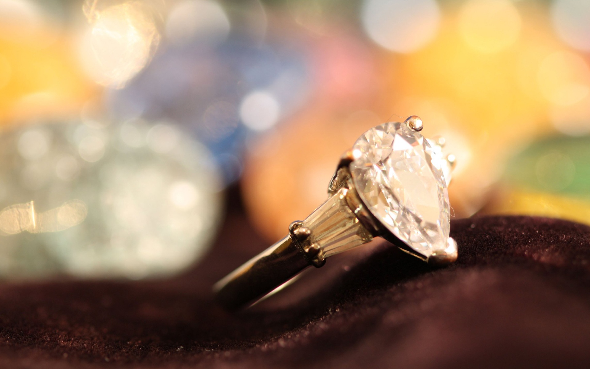 Diamond Engagement Ring Wallpaper