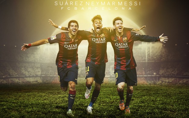  2015 neymar messi suarez wallpaper Messi Suarez Neymar Jr Wallpaper