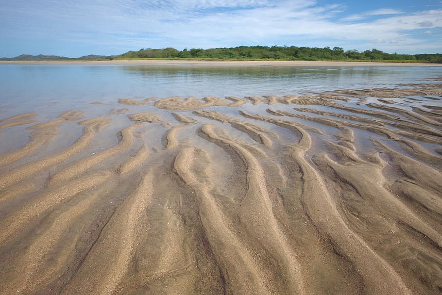 HD Wallpaper Costa Rica Tamarindo Beach Patterns Water Sand