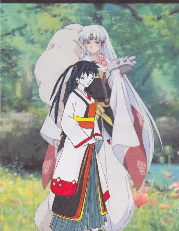 Lord Sesshomaru and RIN by Abztract Isight on