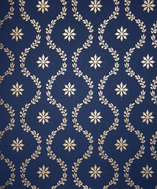 Don Wallpaper By Cole Son Gold And Blue Wallcovering