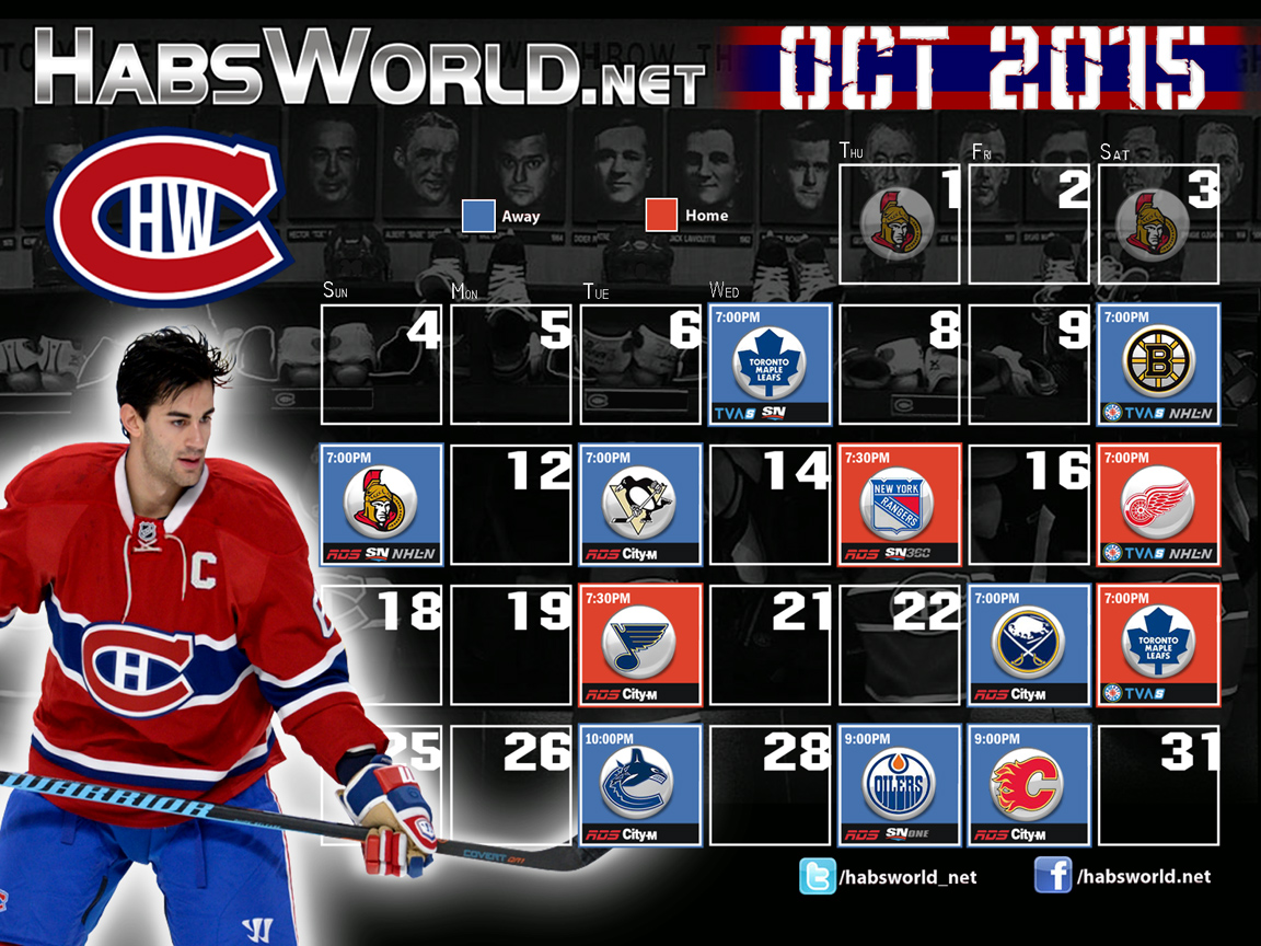 October Desktop Wallpaper Calendar Habsworld