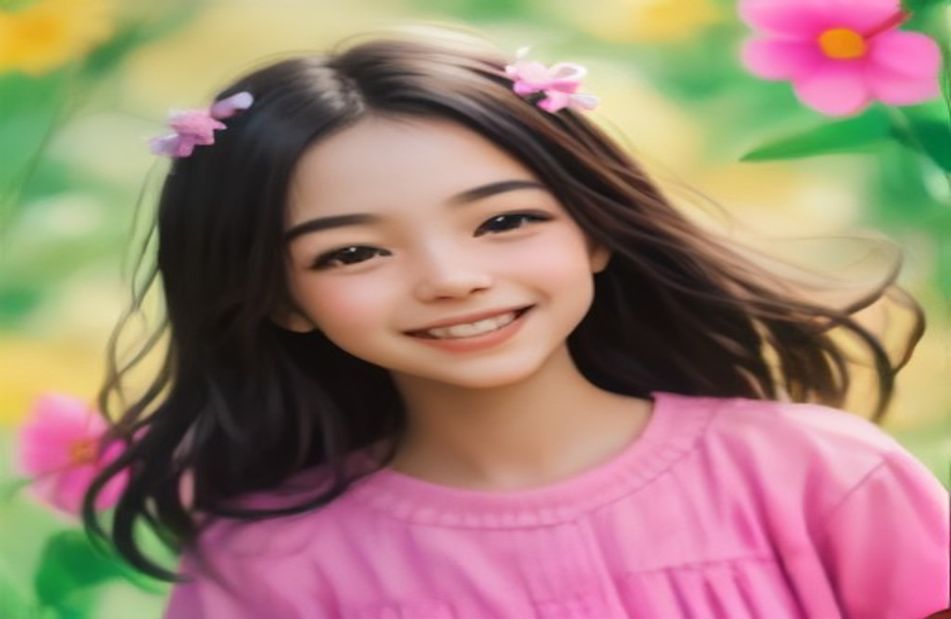 Happy Girl Wallpaper