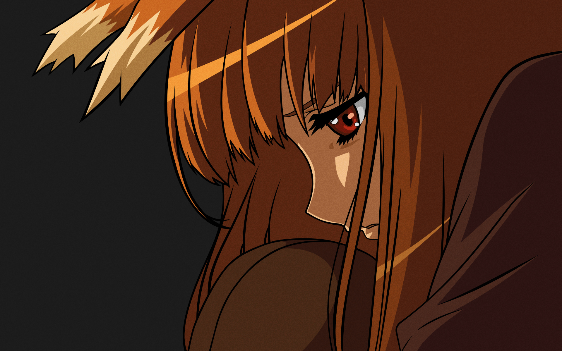 Holo Spice And Wolf Wallpaper