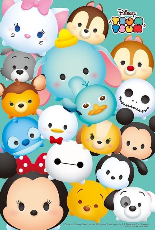 100+] Disney Tsum Tsum Wallpapers on