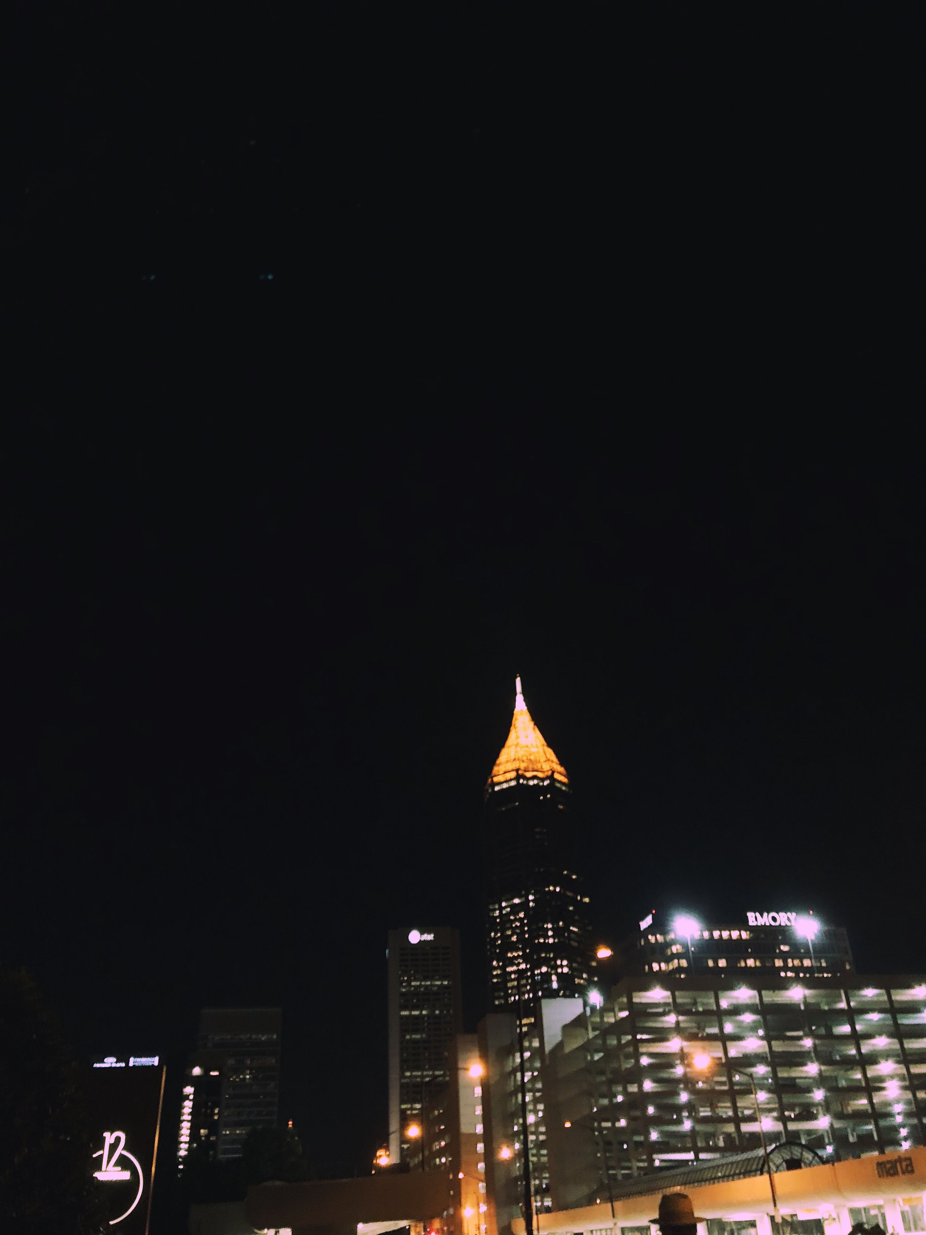 Background Photography Atlanta Georgia Wallpaper Light Up At Night