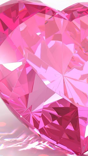 Diamond Hearts Live Wallpaper App For Android